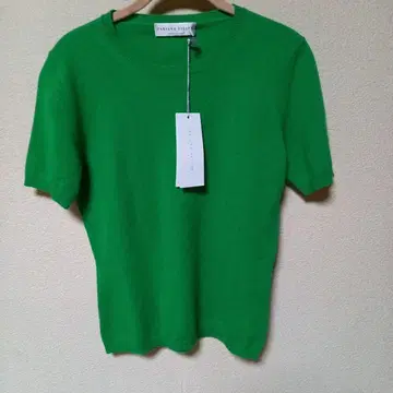 파비아나 필리피 니트 스웨터 반팔 M 그린