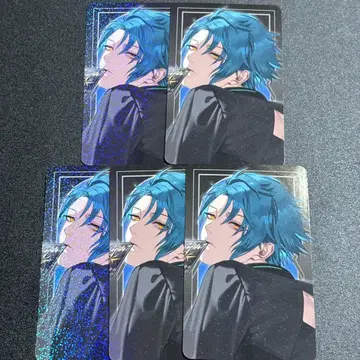 블랙스타 AGF 비주얼 포토 카드 진주 5장 레어