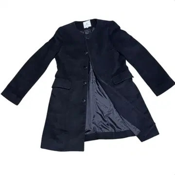 로페피크닉 노카라 코트 포멀 블랙 38