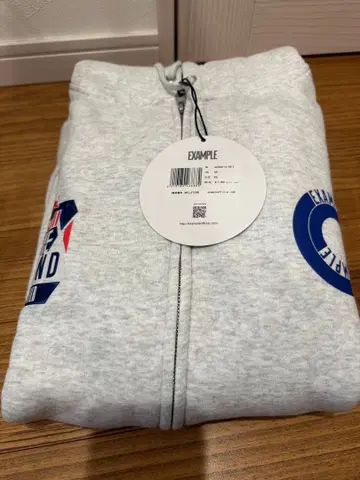 EXAMPLE ASH 풀 지퍼 후디 XXL