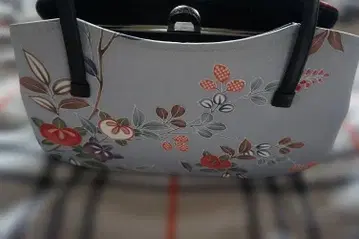 꽃무늬 그레이 일본 의류용 백