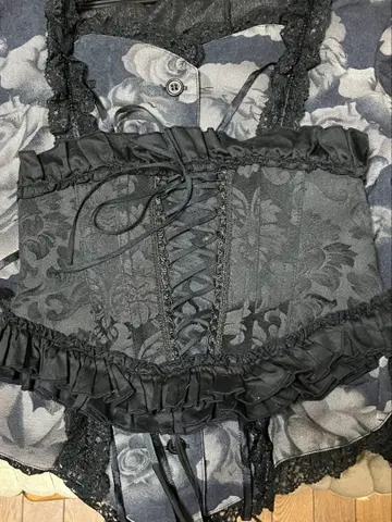 레어 BPN 코르셋 블랙