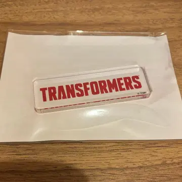 TRANSFORMERS 아크릴 블록 타카라토미