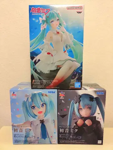 극장판 프로젝트 세카이 + 클리오네 하츠네 미쿠 피규어 3체 세트 판매