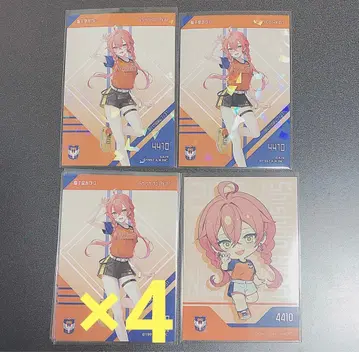 니지산지 j1 콜라보 트레이딩 카드 시시도 아카리 7점 세트