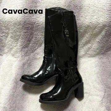 sA93 CavaCava 사바사바/에나멜 부츠/롱 부츠
