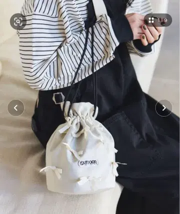 아웃도어프로덕츠 별주 리본 포함 복조리 숄더