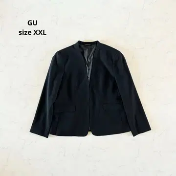 [ 새상품급 ] XXL 사이즈 GU 지유 워셔블 노카라 자켓