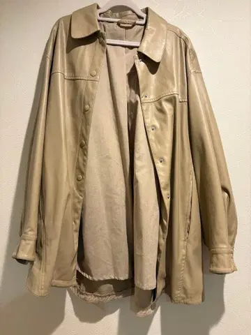 페이크 가죽 자켓