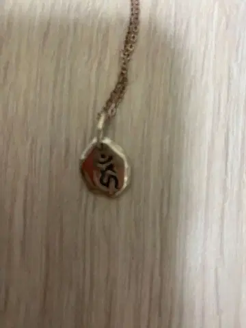 요코야마 켄 착용 925 실버 옥타곤 펜던트 목걸이