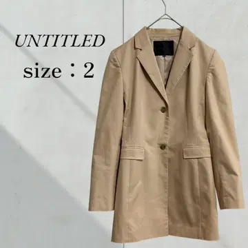 UNTITLED 언타이틀 코트 자켓 베이지 M