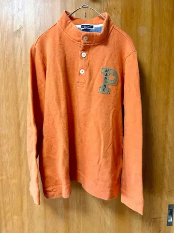 PORTLAND 포틀랜드 하이넥 오렌지 트레이닝복