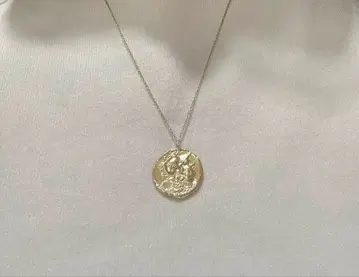 [ Deuxieme Classe ] 코인형 조각 디자인 목걸이