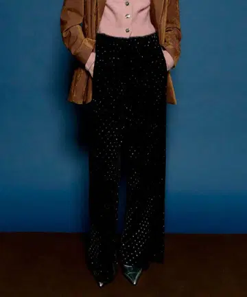 maisonspecial Glitter Dots Velor Pants