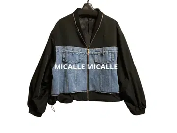 [ MICALLE MICALLE/미카레미카레 ] 이소재 도킹 자켓