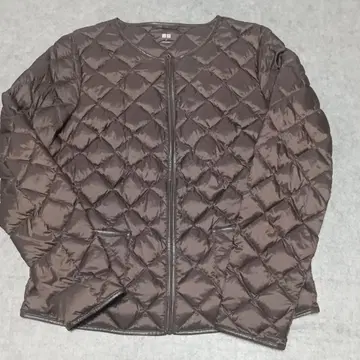 유니클로 울트라 라이트 다운 자켓 여성용 M 짙은 갈색