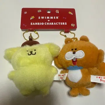 SWIMMER x 산리오 캐릭터즈 마스코트 홀더 세트 폼폼푸딩
