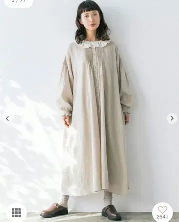 sm2 kazumi 콜라보 원피스 프릴 칼라 원피스