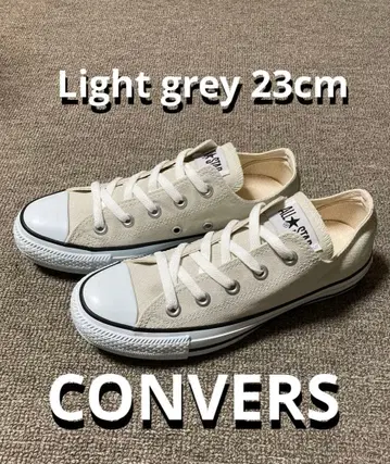 ALL STAR 로우컷 스니커즈 라이트 그레이 23cm [ 새상품 ]