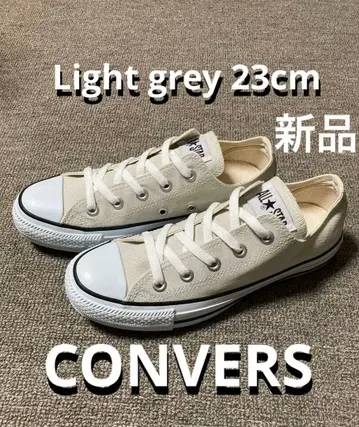 ALL STAR 로우컷 스니커즈 라이트 그레이 23cm [ 새상품 ]