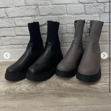 이번 시즌 워크맨 여자/웜 리브 삭스 부츠/BLK/L/미사용 새상품