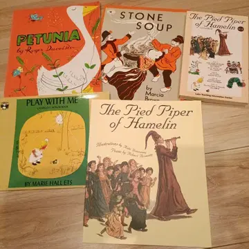 하멜른의 피리 부는 사나이 라이온과 마녀 그림책 DVD 세트