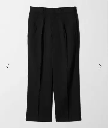 [ Thingless ] 사이드 저스트 2 플리츠 팬츠