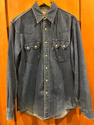 Blue Blue 데님 긴팔 셔츠