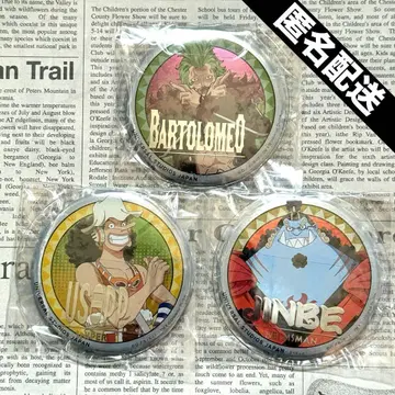 USJ ONEPIECE 캔뱃지 커버 바르톨로메오 우솝 진베이