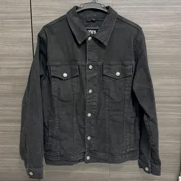 ZARA 블랙 데님 자켓