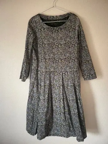 리버티 윌트셔 코듀로이 원피스 핸드메이드 긴팔 가을/겨울