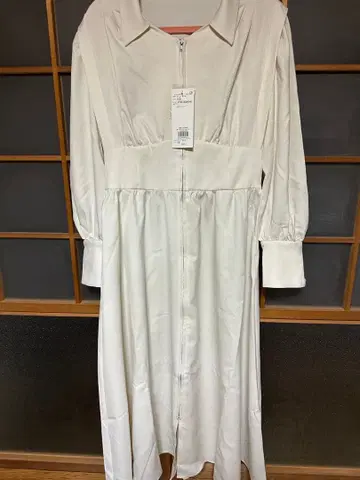 화이트 셔츠 원피스 M 사이즈