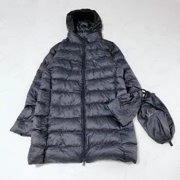 유니클로 수납 봉투 포함 울트라 라이트 다운 다운 자켓 롱 M