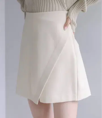 mystic 레이어드 치마바지 아이보리