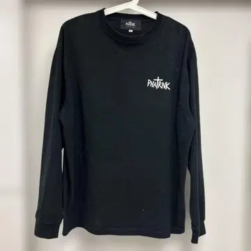 PHATRNK 블랙 긴팔 티셔츠 L 사이즈