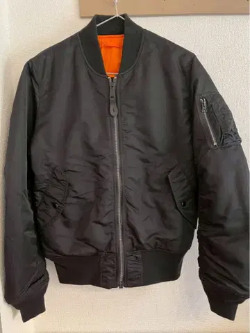 Alpha MA-1 플라이트 자켓 M 사이즈 블랙