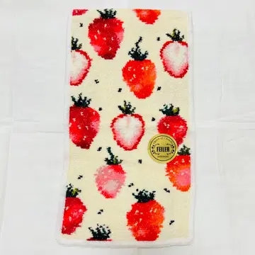 페이러 FEILER 스트로베리 도트 손수건 파우치