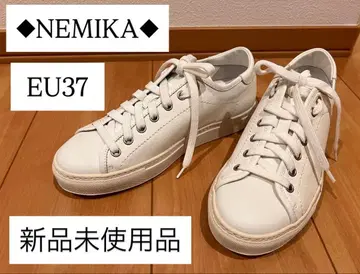 [ NEMIKA ] 가죽 스니커즈 화이트