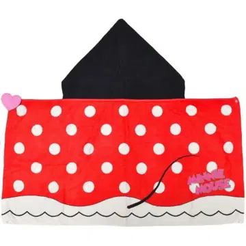 디즈니 후드 부착 타월 미니