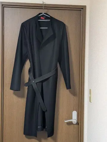 TOMORROWLAND DESPRES 가죽 벨트 울 100% 코트