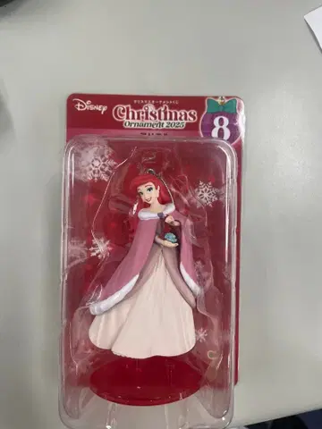 2025 디즈니 크리스마스 오너먼트 HAPPY 복권 아리엘
