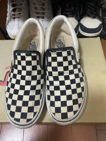 Vans 체커 패턴 슬립온