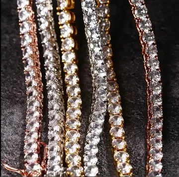 종류 다수! 테니스 목걸이 실버 골드 로즈 골드