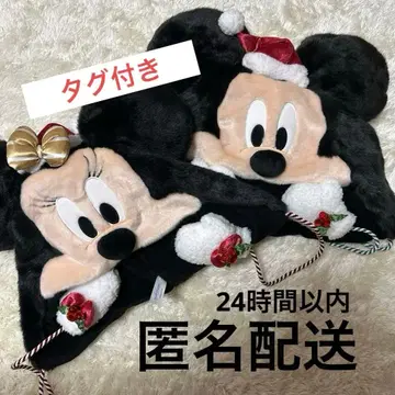 [택 포함] 미키 미니 크리스마스 팬캡 2개 세트 디즈니