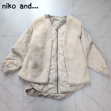 니코앤드 멀티 way 보아 세트 코트 패딩 자켓