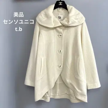 새상품급 센소유니코 t.b 내추럴 코트