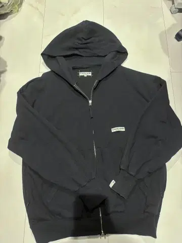 CAHLUMN 네이비 후드 부착 후드티 M