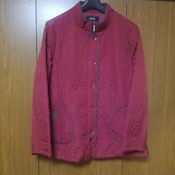 MISSSEL 빨간색 퀼팅 자켓