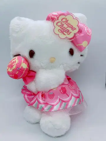 산리오 헬로키티 츄파춥스 콜라보 마스코트