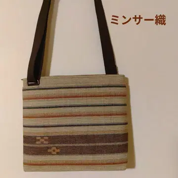 오키나와 민서 직조 숄더백 야에야마 민서 직조